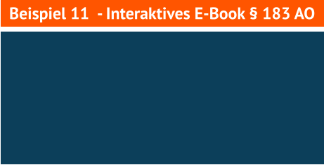 Beispiel 11  - Interaktives E-Book § 183 AO