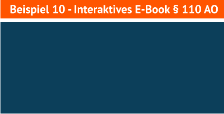 Beispiel 10 - Interaktives E-Book § 110 AO