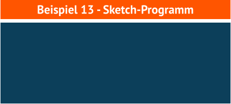 Beispiel 13 - Sketch-Programm