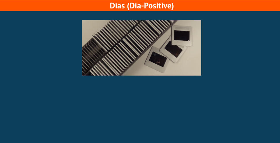 Scannen von Diapositiven Dias (Dia-Positive)